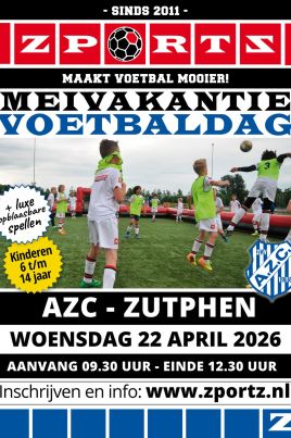Powered by AZC Herfst vakantie luxe voetbaldag bij AZC woensdag 22 april 2026