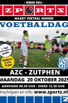 Powered by AZC Mei vakantie luxe voetbaldag bij AZC maandag 20 Oktober 2025